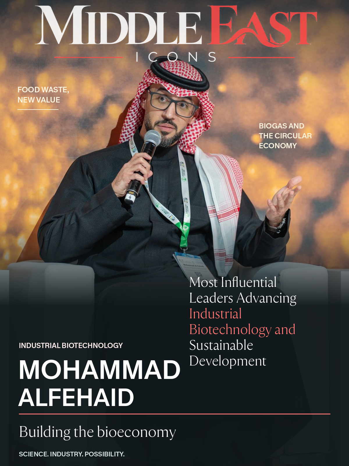 Middle East Icons cover featuring Mohammad Alfehaid