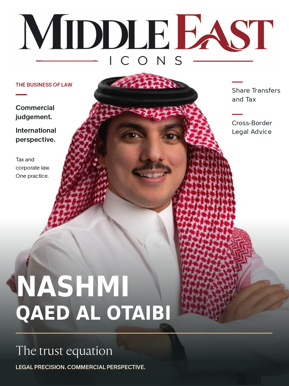 Middle East Icons cover featuring Nashmi Qaed Al Otaibi
