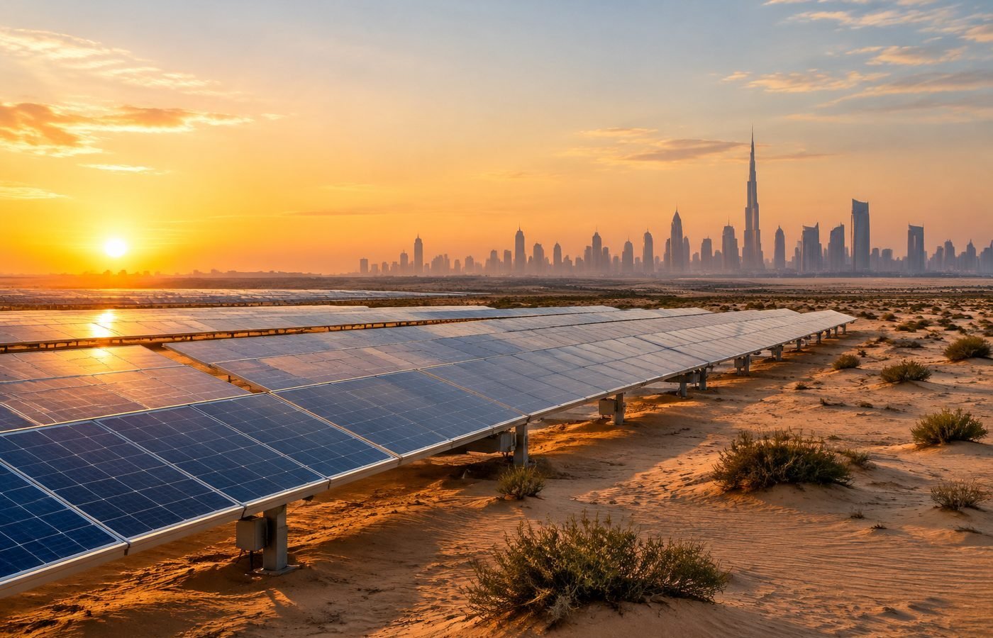 The Future of Sustainable Investment Across the Gulf (generated image)
