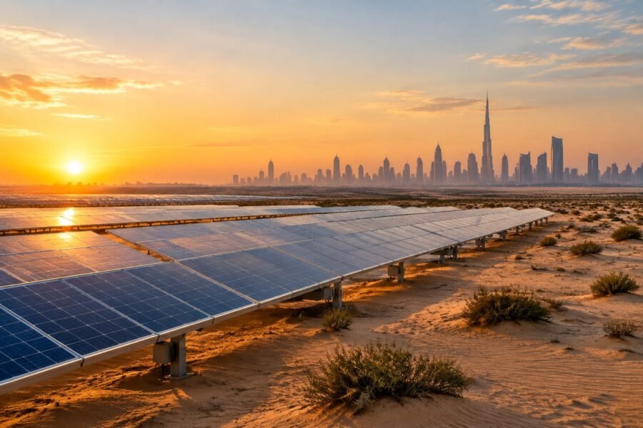 The Future of Sustainable Investment Across the Gulf (generated image)